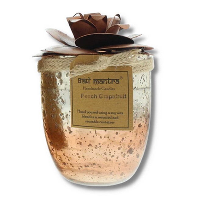 Bali Mantra Duftlys i Glas - Peach & Grape 500 g