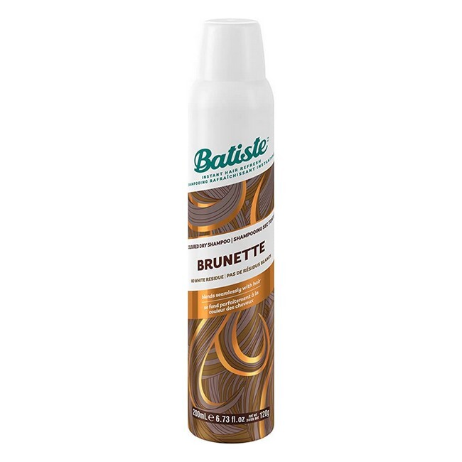 Batiste Tørshampoo med Farve til Mørk Brun 200 ml