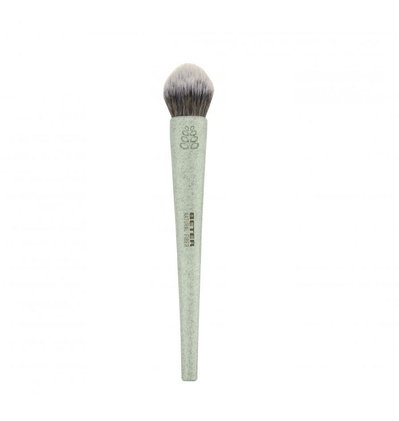 Beter Naturlig Fiber Makeup Rouge Børste - Mintgrøn