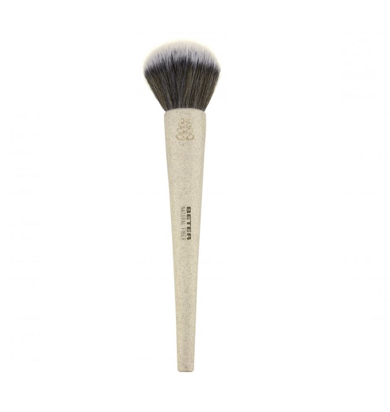Beter Natural Fiber   Makeup Powder Børste   Beigefarvet
