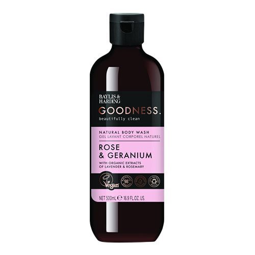 Badesæbe fra Baylis & Harding - Rose & Geranium 500ml