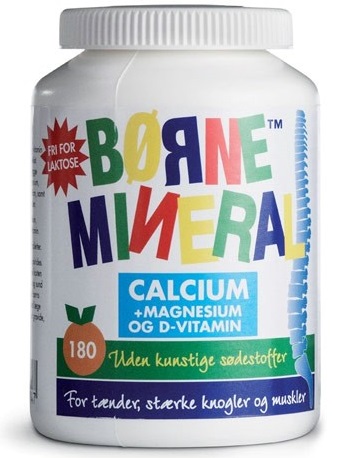 Børnemineral M Appelsin 180 tab - Sundhed til dit barn!