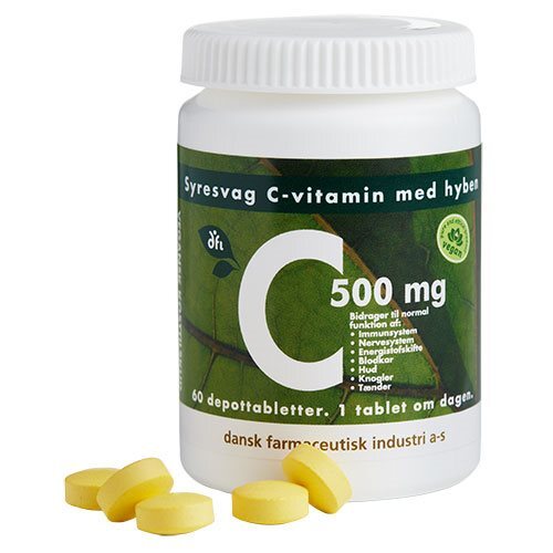 Dfi C500 Mg Syresvag C Vitamin - 60 tabletter