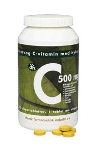 Dfi C 500 M Hyben Depottablet - 240 Tab til C-vitamin