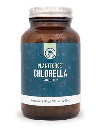 Plantforce Chlorella 500 tabletter - Ren kosttilskud