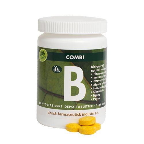 Dfi Combi B Depottabletter - 60 Tabl med B-vitaminer