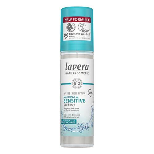 Lavera Basis Sensitiv Deo Spray 75ml - Mild og Effektiv Beskyttelse