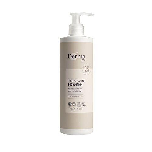 Derma Eco Bodylotion 400ml - Økologisk fugtgivende pleje