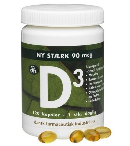 Dfi D3 Vitamin 90 Mcg - Stærk D-vitamin til skønhed