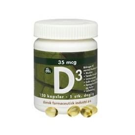 Dfi D Vitamin 35 Mcg - 120 Tabl. Tilbud på D-vitamin!