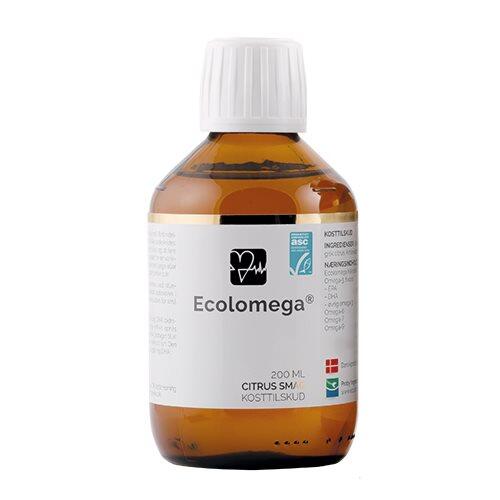 Ecolomega Fiskeolie 200ml - Kvalitet til din sundhed!
