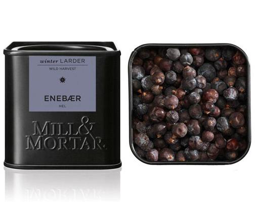 Økologiske Hele Enebær - 35g fra Mill & Mortar