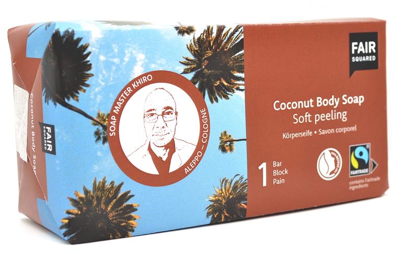 Fair Squared Økologisk Body Peeling Sæbebar 450g - Storkøb