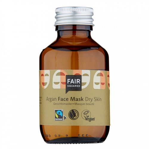 Fair Squared Økologisk Argan Sheet Mask Serum til Tør Hud