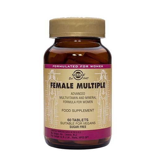 Solgar Female Multiple Multivitamin til Kvinder - 60 Tabletter