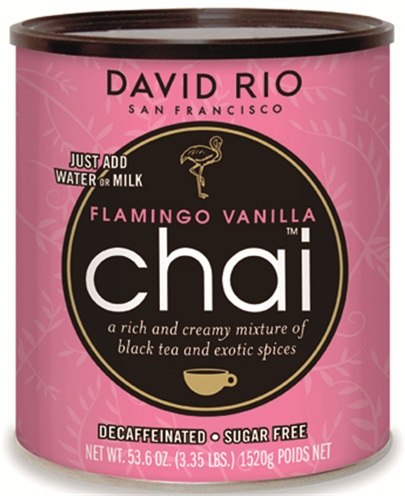 David Rio Flamingo Vanilla Chai - Koffeinfri Te 1520g