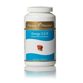 Fitness Pharma Omega 3 6 9 med Adek Vitaminer - 180 kapsler