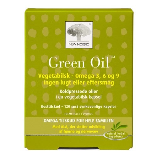 New Nordic Green Oil - Koldpresset Planteolie 120 Kap