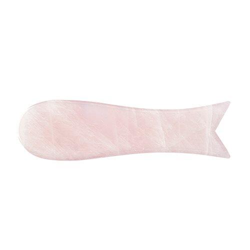 A Pure Mind Gua Sha Fisk i Rosa Kvarts til Ansigtspleje