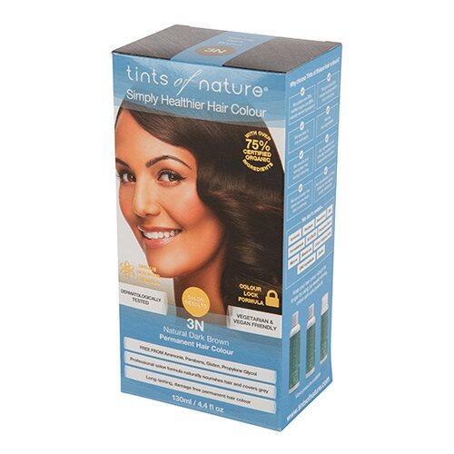 Tints Of Nature Økologisk Hårfarve 3N Mørkebrun 130ml