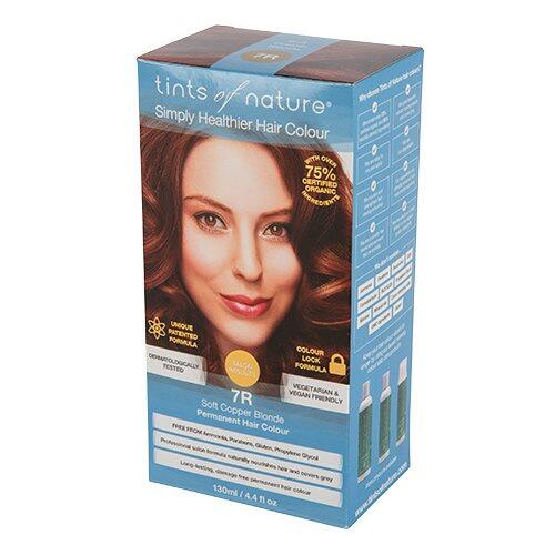 Tints Of Nature Hårfarve 7R Soft Copper Blonde - Økologisk 130ml