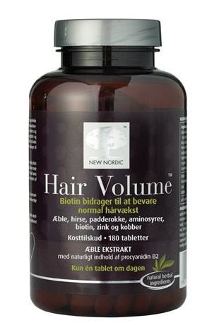 Hårvolume Tabletter - 180 stk. fra New Nordic