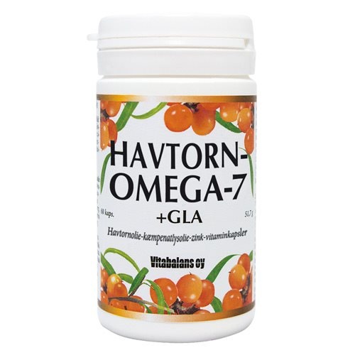 Havtorn Omega 7 + GLA - Kosttilskud til skønhed