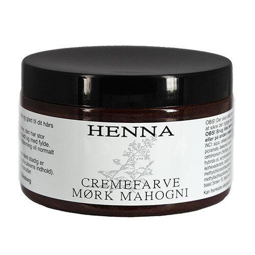 Henna Cremefarve Mørk Mahogni 140ml – Få Glansfuldt Hår!