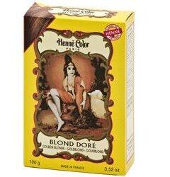 Henna Hårfarve Pulver - Gyldenblond 100g på tilbud!