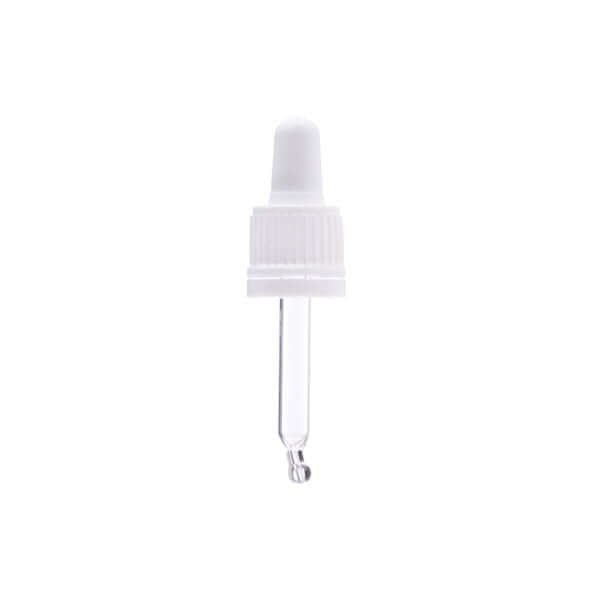 Hvidt Låg med Pipette og Pumpe - 10 ml, 60 mm