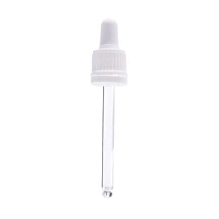 Hvidt Låg med Pipette og Pumpe - 50 ml, Hedenhus