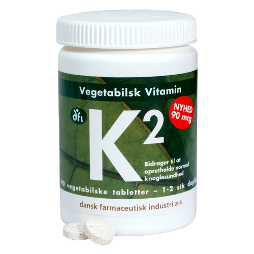 Dfi K2 Vitamin 90 Mcg Vegetabilsk - Kosttilskud til Skønhed