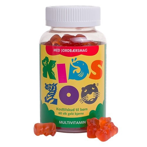 Kids Zoo Multivitamin Bjørn - 60 stk til Børn 3-10 år