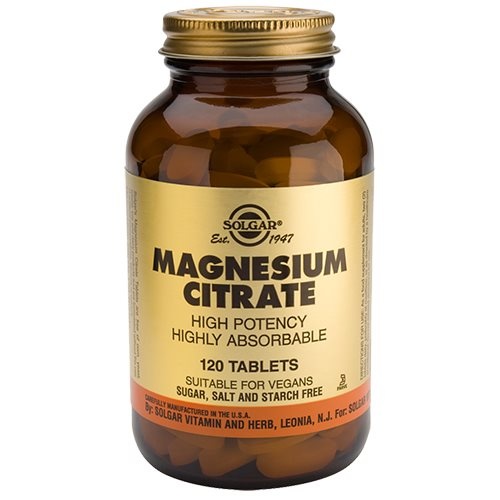 Solgar Magnesium Citrat 200mg - Kosttilskud på tilbud!