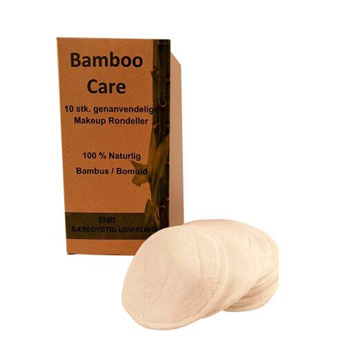 Bamboo Pro Genanvendelige Makeup Rondeller - 10 stk.