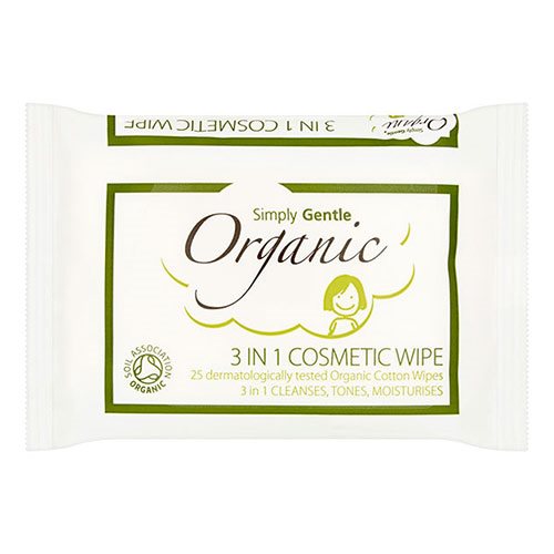 Økologiske Makeupfjerner Vådservietter 3 i 1 - 1 Stk