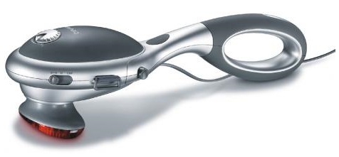 Massageapparat med Infrarød Varme og Aftageligt Håndtag