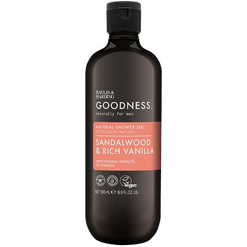 Baylis & Harding Mænd Sandeltræ & Vanilje Shower Gel 500ml