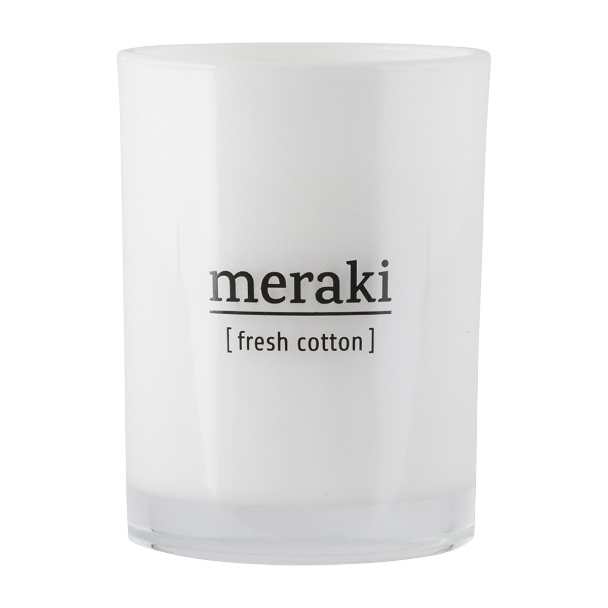 Meraki Duftlys Fresh Cotton - Forfriskende Aroma 8 cm