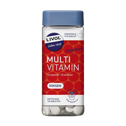 Livol Multi Total Voksne - Vitaminer og Mineraler 150 Tab