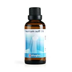 Natrium Sulf D6 Cellesalt 10 50ml - Homøopatisk Lægemiddel
