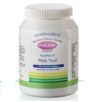 Nds Multi Total Multivitamin og Mineraler 90 tabletter