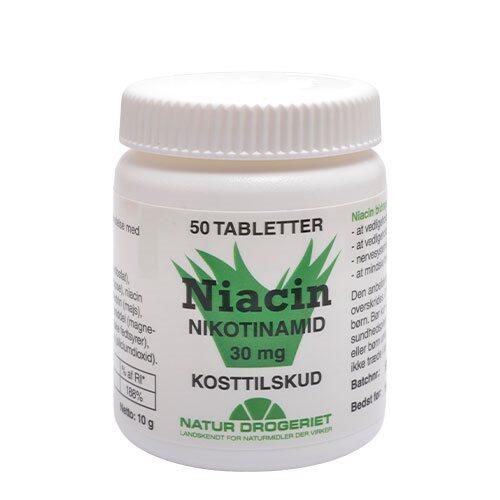 Niacin Amid B3 30 Mg - Kosttilskud til skønhed 50tab