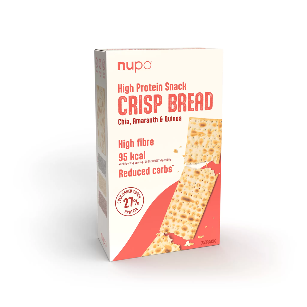 Nupo Højprotein Snack Crisp Brød - 7 stk. Delikatesse!