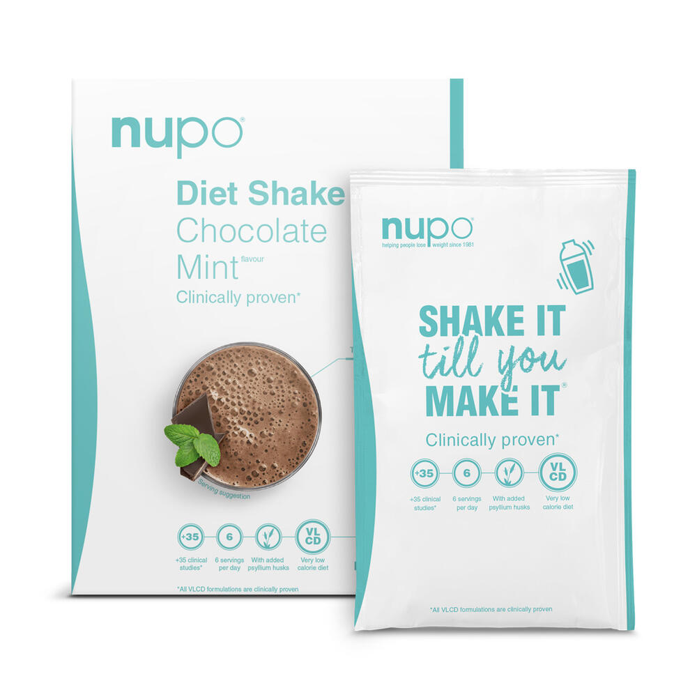 Nupo Diet Shake Mint - 10 Portioner til Slankekur