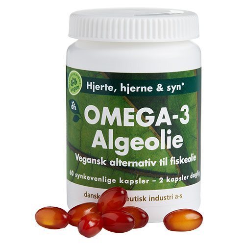 Dfi Omega 3 Algeolie - Veganske Omega-3 fedtsyrer 60 kapsler