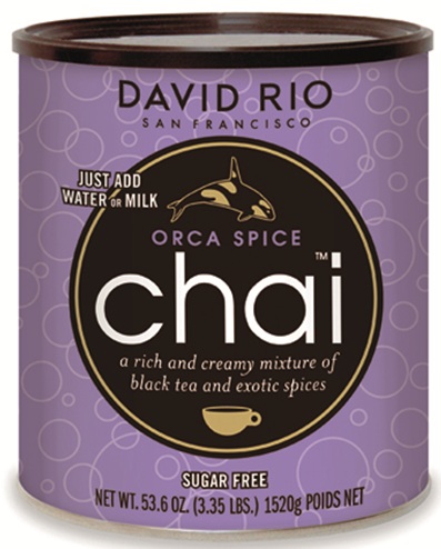 David Rio Sukkerfri Orca Spice Chai 1520g - Teoplevelse!
