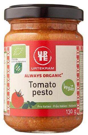 Økologisk Rød Pesto fra Urtekram - 130g Tilbud!