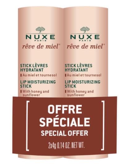 Nuxe Reve De Miel Læbepomade Stift Duopack 2x4 Gr