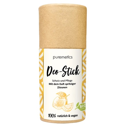 Puremetics Deo Stick med Citron - Uden Aluminium